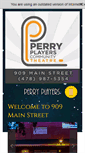 Mobile Screenshot of perryplayers.org